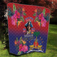 Haiti Toussaint Louverture Personalized Quilt Haitian Revolution 1804