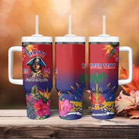 Haiti Toussaint Louverture Personalized Tumbler With Handle Haitian Revolution 1804