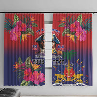 Haiti Toussaint Louverture Personalized Window Curtain Haitian Revolution 1804