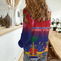 Haiti Toussaint Louverture Personalized Women Casual Shirt Haitian Revolution 1804