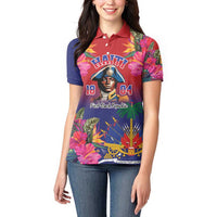 Haiti Toussaint Louverture Personalized Women Polo Shirt Haitian Revolution 1804
