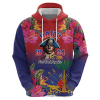 Haiti Toussaint Louverture Personalized Zip Hoodie Haitian Revolution 1804