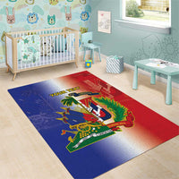 Hispaniola Personalized Area Rug Dominican Republic Haiti Map