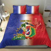 Hispaniola Personalized Bedding Set Dominican Republic Haiti Map