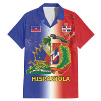 Hispaniola Personalized Family Matching Mermaid Dress and Hawaiian Shirt Dominican Republic Haiti Map