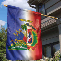 Hispaniola Personalized Garden Flag Dominican Republic Haiti Map