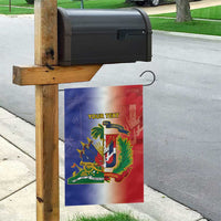 Hispaniola Personalized Garden Flag Dominican Republic Haiti Map