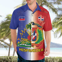 Hispaniola Personalized Hawaiian Shirt Dominican Republic Haiti Map