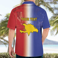 Hispaniola Personalized Hawaiian Shirt Dominican Republic Haiti Map