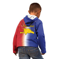 Hispaniola Personalized Kid Hoodie Dominican Republic Haiti Map