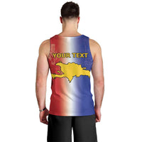 Hispaniola Personalized Men Tank Top Dominican Republic Haiti Map