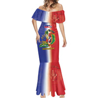 Hispaniola Personalized Mermaid Dress Dominican Republic Haiti Map
