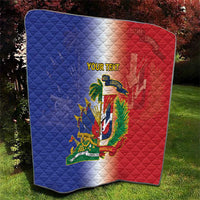 Hispaniola Personalized Quilt Dominican Republic Haiti Map