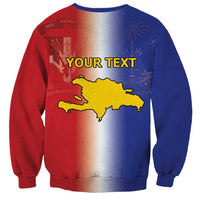 Hispaniola Personalized Sweatshirt Dominican Republic Haiti Map