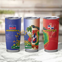 Hispaniola Personalized Tumbler Cup Dominican Republic Haiti Map