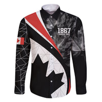 Personalized Canada Day Sine 1867 Family Matching Short Sleeve Bodycon Dress and Hawaiian Shirt With National Maple Leaf - Wonder Print Shop