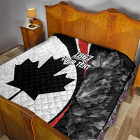 Personalized Canada Day Sine 1867 Quilt With National Maple Leaf - Wonder Print Shop