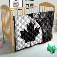 Personalized Canada Day Sine 1867 Quilt With National Maple Leaf - Wonder Print Shop