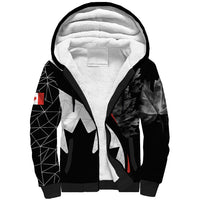 Personalized Canada Day Sine 1867 Sherpa Hoodie With National Maple Leaf - Wonder Print Shop