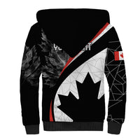 Personalized Canada Day Sine 1867 Sherpa Hoodie With National Maple Leaf - Wonder Print Shop