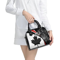 Personalized Canada Day Sine 1867 Shoulder Handbag With National Maple Leaf