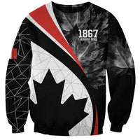 Personalized Canada Day Sine 1867 Sweatshirt With National Maple Leaf - Wonder Print Shop