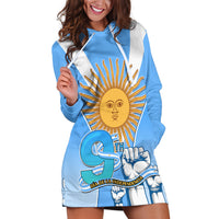 Custom Argentina Hoodie Dress Independence Day - Wonder Print Shop