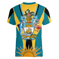 Bahamas Atlantis Women V Neck T Shirt Independence Day - Wonder Print Shop