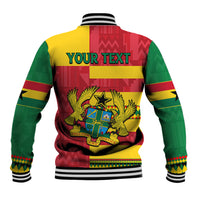 Custom Ghana Baseball Jacket Republic Day - African Kitenge Style LT9 - Wonder Print Shop