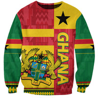 Custom Ghana Sweatshirt Republic Day - African Kitenge Style - Wonder Print Shop