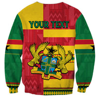 Custom Ghana Sweatshirt Republic Day - African Kitenge Style - Wonder Print Shop