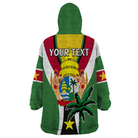 Custom Suriname Wearable Blanket Hoodie Emancipation Day - Wonder Print Shop