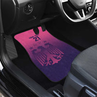 Custom Germany Football Car Mats Glowing Pink Line LT9 - Wonder Print Shop