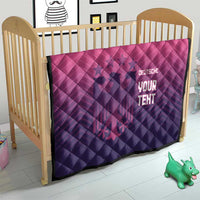 Custom Germany Football Quilt Glowing Pink Line - Wonder Print Shop