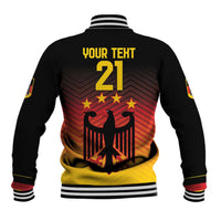 Custom Germany Football Baseball Jacket Special Black Eagle Flag Style LT9 - Wonder Print Shop