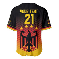Custom Germany Football Baseball Jersey Special Black Eagle Flag Style LT9 - Wonder Print Shop