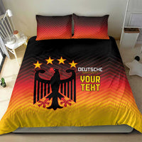 Custom Germany Football Bedding Set Special Black Eagle Flag Style LT9 - Wonder Print Shop