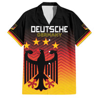 Custom Germany Football Family Matching Summer Maxi Dress and Hawaiian Shirt Special Black Eagle Flag Style - Wonder Print Shop