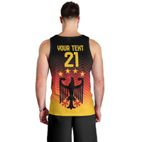 Custom Germany Football Men Tank Top Special Black Eagle Flag Style - Wonder Print Shop