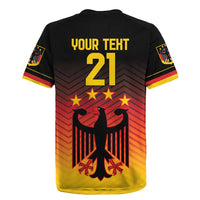 Custom Germany Football Rugby Jersey Special Black Eagle Flag Style - Wonder Print Shop