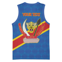 Africa DR of the Congo Personalized Basketball Jersey Flag Style