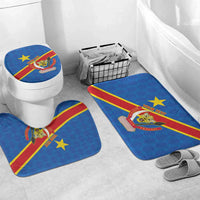 Africa DR of the Congo Personalized Bathroom Set Flag Style