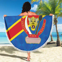 Democratic Republic of the Congo Personalized Beach Blanket Flag Style - Wonder Print Shop