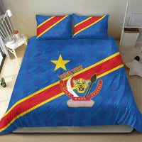 Democratic Republic of the Congo Personalized Bedding Set Flag Style - Wonder Print Shop