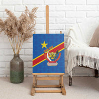 Democratic Republic of the Congo Personalized Canvas Wall Art Flag Style - Wonder Print Shop