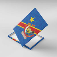 Democratic Republic of the Congo Personalized Canvas Wall Art Flag Style - Wonder Print Shop