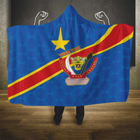 Democratic Republic of the Congo Personalized Hooded Blanket Flag Style - Wonder Print Shop