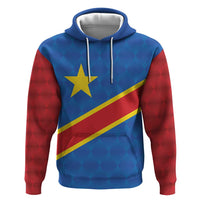 Democratic Republic of the Congo Personalized Hoodie Flag Style - Wonder Print Shop
