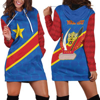 Democratic Republic of the Congo Personalized Hoodie Dress Flag Style - Wonder Print Shop