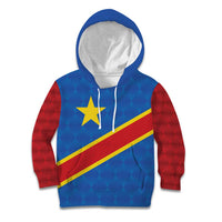 Democratic Republic of the Congo Personalized Kid Hoodie Flag Style - Wonder Print Shop